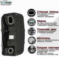 Бак топливный Hyundai Tucson JM (2004-2010) PFT-49LKS2