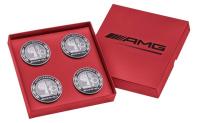 Набор колпачков ступиц Mercedes-AMG Hub Caps Set, Red Box, артикул B66030017 Набор колпачков ступиц Mercedes-AMG Hub Caps Set, Red Box, артикул B66030017