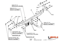 Прицепное устройство (фаркоп) Hyundai Solaris (2010-2017) J060