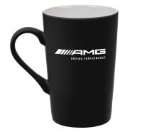 Фарфоровая кружка Mercedes-AMG Mug, Soft-touch, 400ml, Black/White, артикул B6695A252