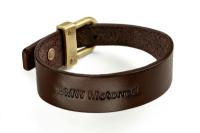 Кожаный браслет унисекс BMW Motorrad Leather Bracelet, Unisex, Brown, артикул 76899898236