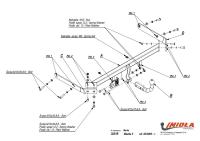 Прицепное устройство (фаркоп) Mazda 5 (2005-) X019