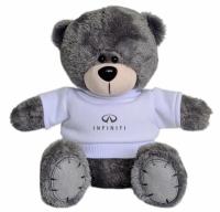 Мягкая игрушка медвежонок Infiniti Plush Toy Teddy Bear, Grey/White, артикул FKTDINGW