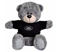 Мягкая игрушка медвежонок Land Rover Plush Toy Teddy Bear, Grey/Black, артикул FKTDLRGB