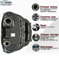 Бак топливный Subaru Impreza (2007-2011) PFT-125SF3