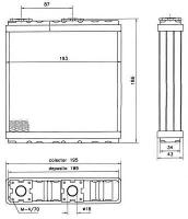 Радиатор отопителя (печки) Nissan Micra K10 (1982-1992) 2728N8A1