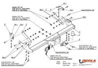 Прицепное устройство (фаркоп) Opel Vivaro A (2001-2014) R024