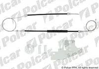 Ремкомплект заднего левого стеклоподъемника Peugeot 407 (2004-2011) ZNP57481