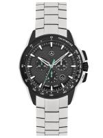 Мужские наручные часы Mercedes-Benz Men’s Motorsport Chronograph Watch, Silver / Black / Petronas Green, артикул B67995261 Мужские наручные часы Mercedes-Benz Men’s Motorsport Chronograph Watch, Silver / Black / Petronas Green, артикул B67995261
