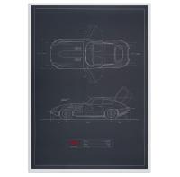 Постер Jaguar E-Type Artwork-Poster, Limited Edition, артикул JGAP915NAA