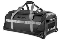 Дорожная сумка на колесиках Skoda Travel Bag on Wheels, NM, Black/Gray, артикул 000087300K