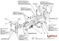 Прицепное устройство (фаркоп) Toyota Avensis (2009-2018) T036