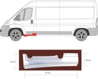 Порог левый Peugeot Boxer (2006-) 2097041