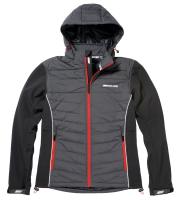 Теплая мужская куртка Mercedes AMG Men’s Functional Jacket, Selenite Grey / Black, артикул B66957497