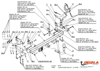 Прицепное устройство (фаркоп) Toyota Corolla Verso (2004-2008) T032