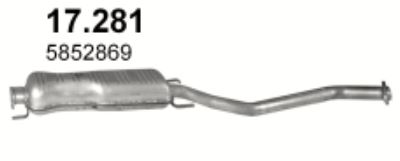 Глушитель Opel Vectra B (1995-2002) 17281