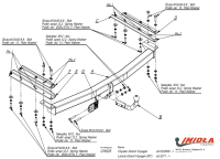 Прицепное устройство (фаркоп) Dodge Caravan (2007-) CH025