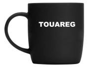 Фарфоровая кружка Volkswagen Touareg Mug, Soft-touch, 350ml, Black/White, артикул 000069601A253X