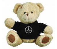 Мягкая игрушка медвежонок Mercedes-Benz Plush Toy Teddy Bear, Beige/Black, артикул FKTDMBBB