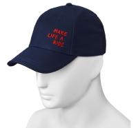 Бейсболка BMW Motorrad Cap Make Life A Ride, Dark Blue, артикул 76618542489