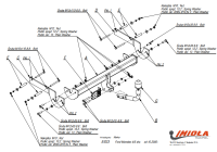 Прицепное устройство (фаркоп) Ford Mondeo (2000-2007) E033