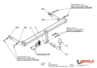 Прицепное устройство (фаркоп) Volkswagen Tiguan (2016-2024) Z023