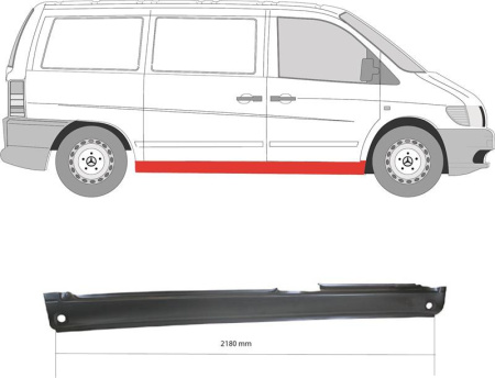 Порог правый Mercedes Vito W638 (1996-2003) P3541002