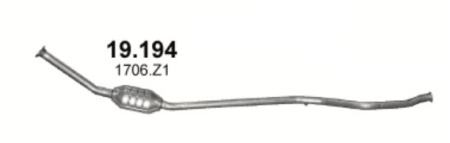 Глушитель Peugeot 206 (1998-2009) 19194