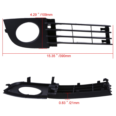 Заглушка (решетка) в бампер передний Audi A6 C5/4B (1997-2004) 0014998