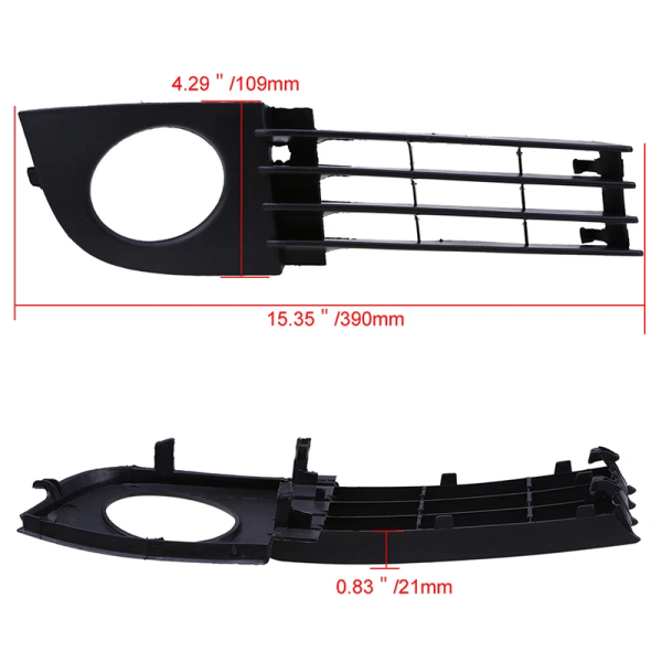 Заглушка (решетка) в бампер передний Audi A6 C5/4B (1997-2004) 0014998