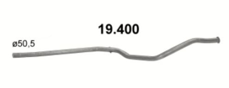 Глушитель Peugeot 307 (2001-2008) 19400