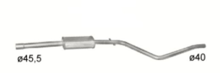 Глушитель Dacia Logan (2004-2012) 208