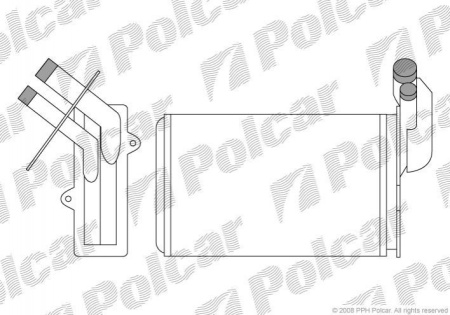 Радиатор отопителя (печки) Renault Kangoo (1998-2007) 6019N81