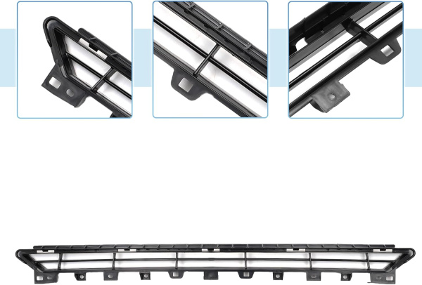 Заглушка (решетка) в бампер передний Audi A1 8X (2010-2018) 0045930