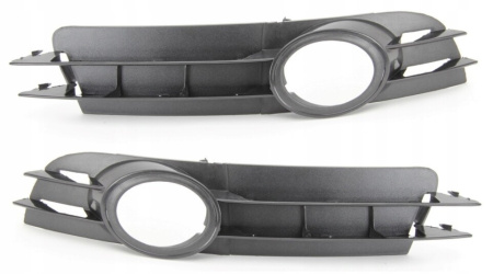 Заглушка (решетка) в бампер передний Audi A6 C6/4F (2004-2011) 1338274