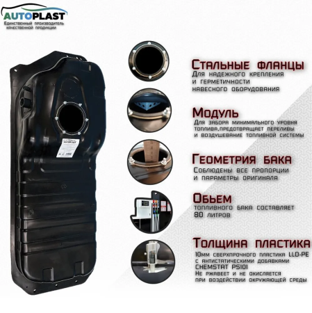 Бак топливный Kia Sorento (2002-2009) PFT-28LKSE