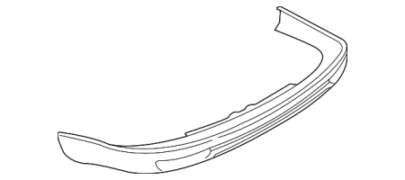 Юбка бампера заднего Audi A8 D4/4H (2010-2017) 0037955