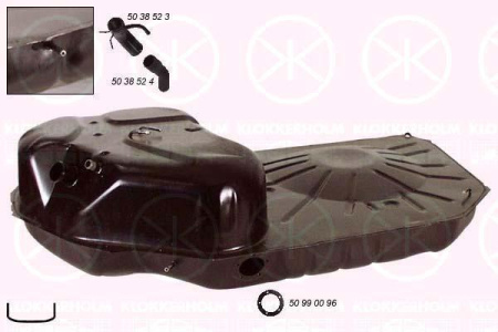 Бак топливный Opel Omega A (1986-1994) 5038007