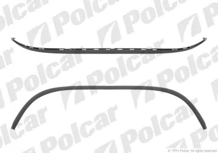 Юбка бампера переднего Renault Megane (2009-2016) 601425