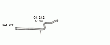 Глушитель Citroen C4 Grand Picasso (2006-2013) 4242