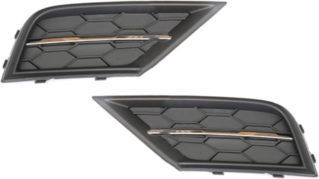 Заглушка (решетка) в бампер передний Volkswagen Tiguan (2016-) 9563916