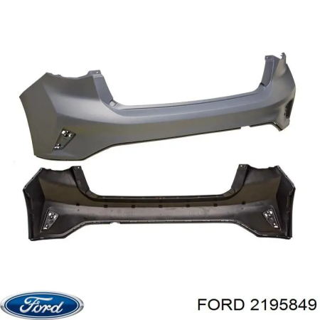 Бампер задний Ford Focus (2019-) FD04559BA