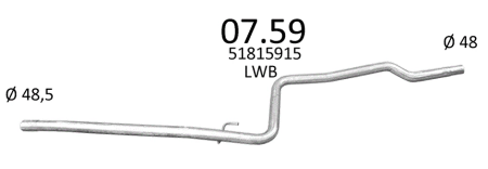 Глушитель Opel Combo D (2011-2017) 759