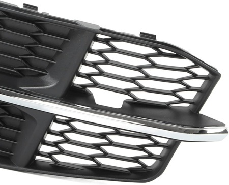 Заглушка (решетка) в бампер передний Audi A6 C7/4G (2011-2018) 0032917