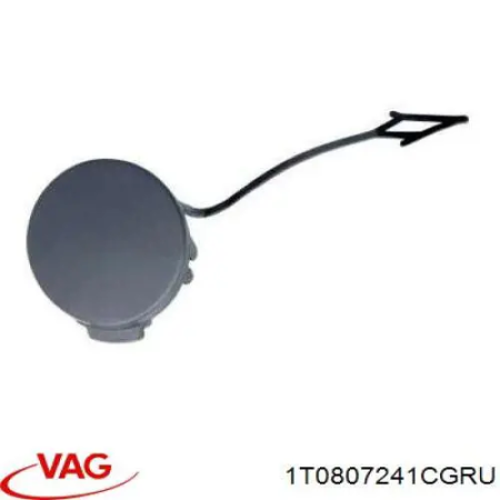 Заглушка (решетка) в бампер передний Volkswagen Touran (2010-2015) 9549919A1