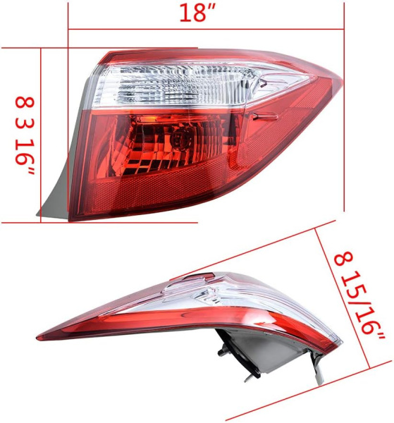 Фонарь задний правый Toyota Corolla E160 (2012-2018) 81CN0716