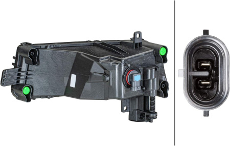 Фара противотуманная правая Volkswagen Touran (2015-2023) 95510284