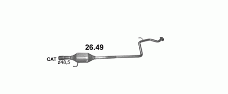 Глушитель Toyota Yaris (2010-) 2649