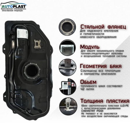 Бак топливный Hyundai Getz (2002-2011) PFT-31LHG