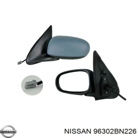 Зеркало наружное левое Nissan Almera N16 (2000-2006) 2755512M